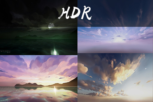 40张卡通风格的HDR