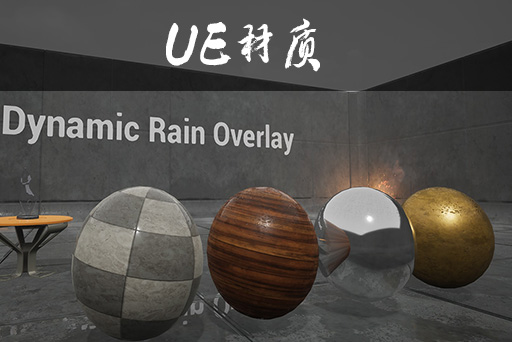 动态雨叠加材质