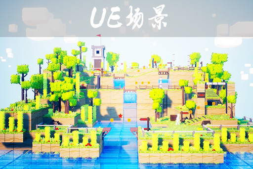 平台游戏 – 风格化的立方体世界 Vol.1 – PLATFORMER – Stylized Cube World Vol.1