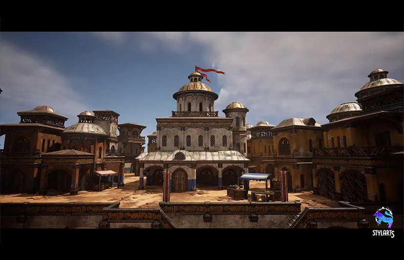 风格化沙漠集市 - Stylized Desert Bazaar