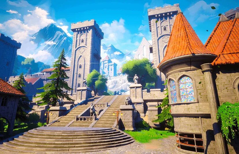 风格化的城堡环境 - Stylized Castle Environment