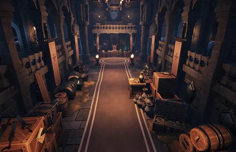 风格化的地牢城堡 - Stylized Dungeon Castle