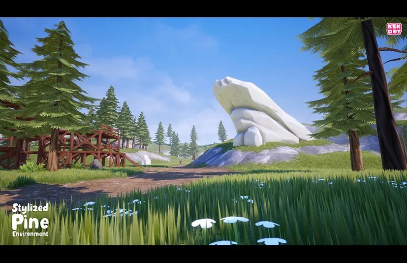 风格化松树环境 - Stylized Pine Environment
