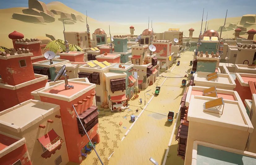 风格化印度城市 - Stylized Indian City