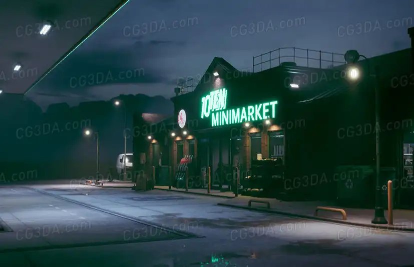 城市加油站便利店 Mini Market Environment