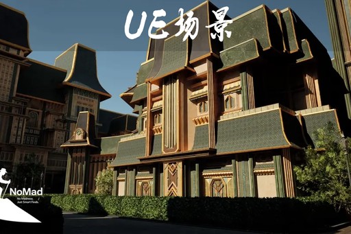 翠绿广场——风格化模块化环境 Verdant Square – Stylized Modular Environment