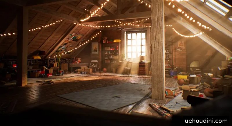 复古阁楼环境套件 Vintage Attic Environment Kit